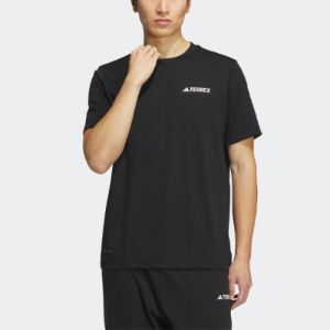 adidas Terrex Logo Tech Short Sleeve T-shirt 'Black' IC4414 sold by KicksCrew