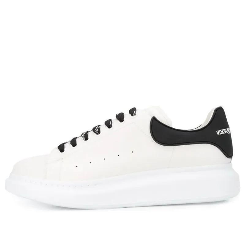 Alexander McQueen Oversized Sneaker 'White Black' 625156WHXMT9034 sold by KicksCrew