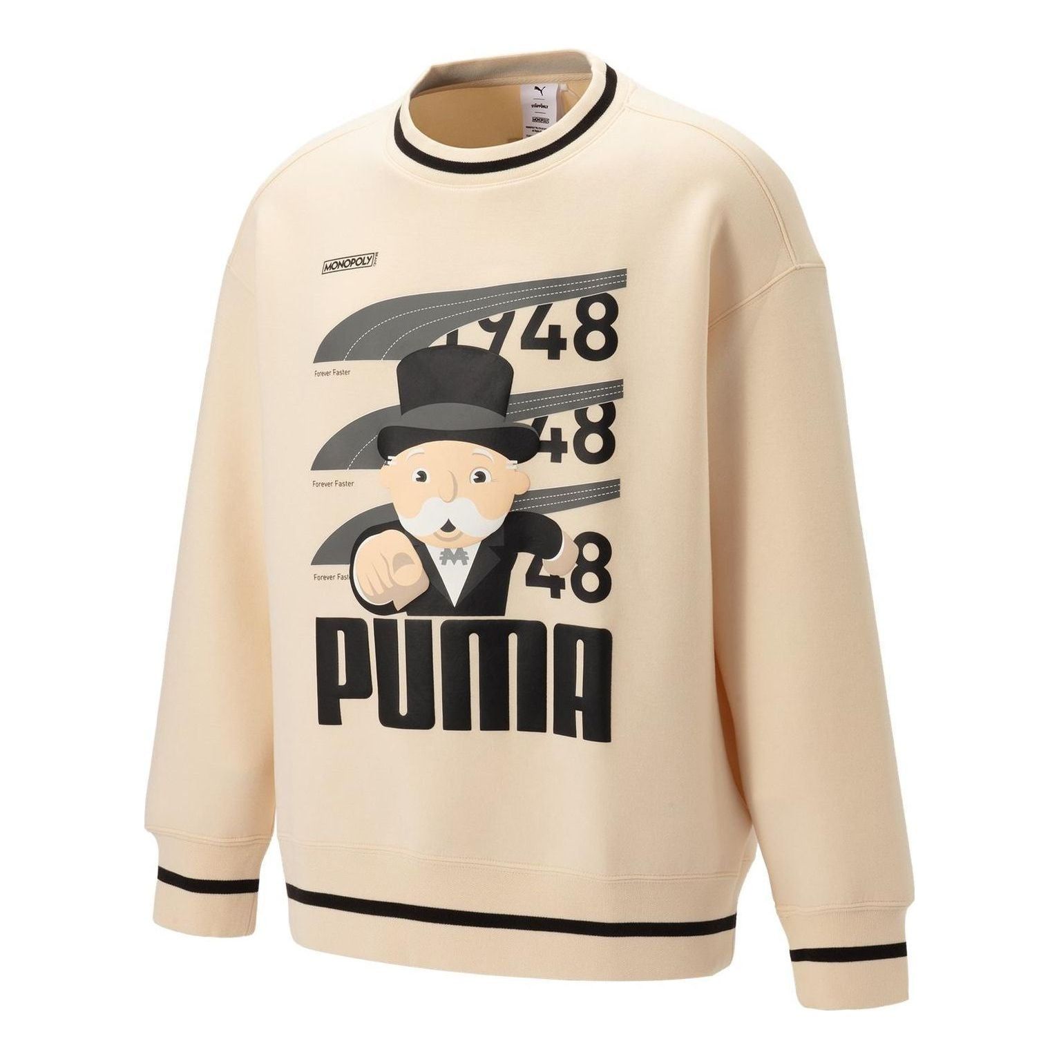 Puma X Staffonly X Monopoly Logo Sweatshirt 'Beige' 539898-86 sold by KicksCrew