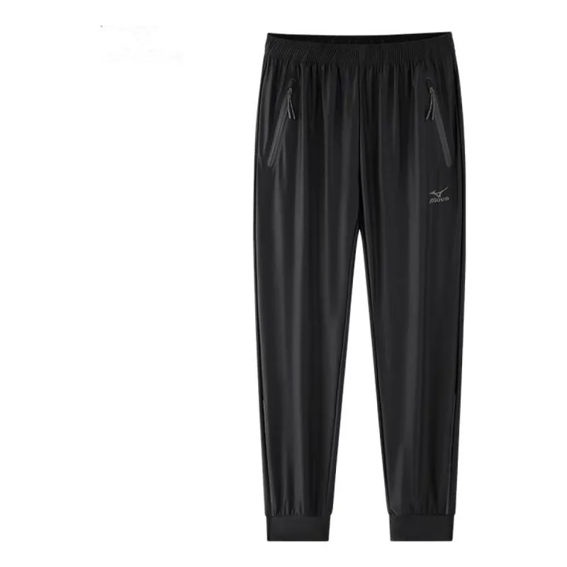 Mizuno Logo Casual Pants 'Black' A2CF2109 sold by KicksCrew