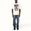 HERON PRESTON Heron Times Regular T-shirt 'White' HMAA020F20JER0020120 sold by KicksCrew