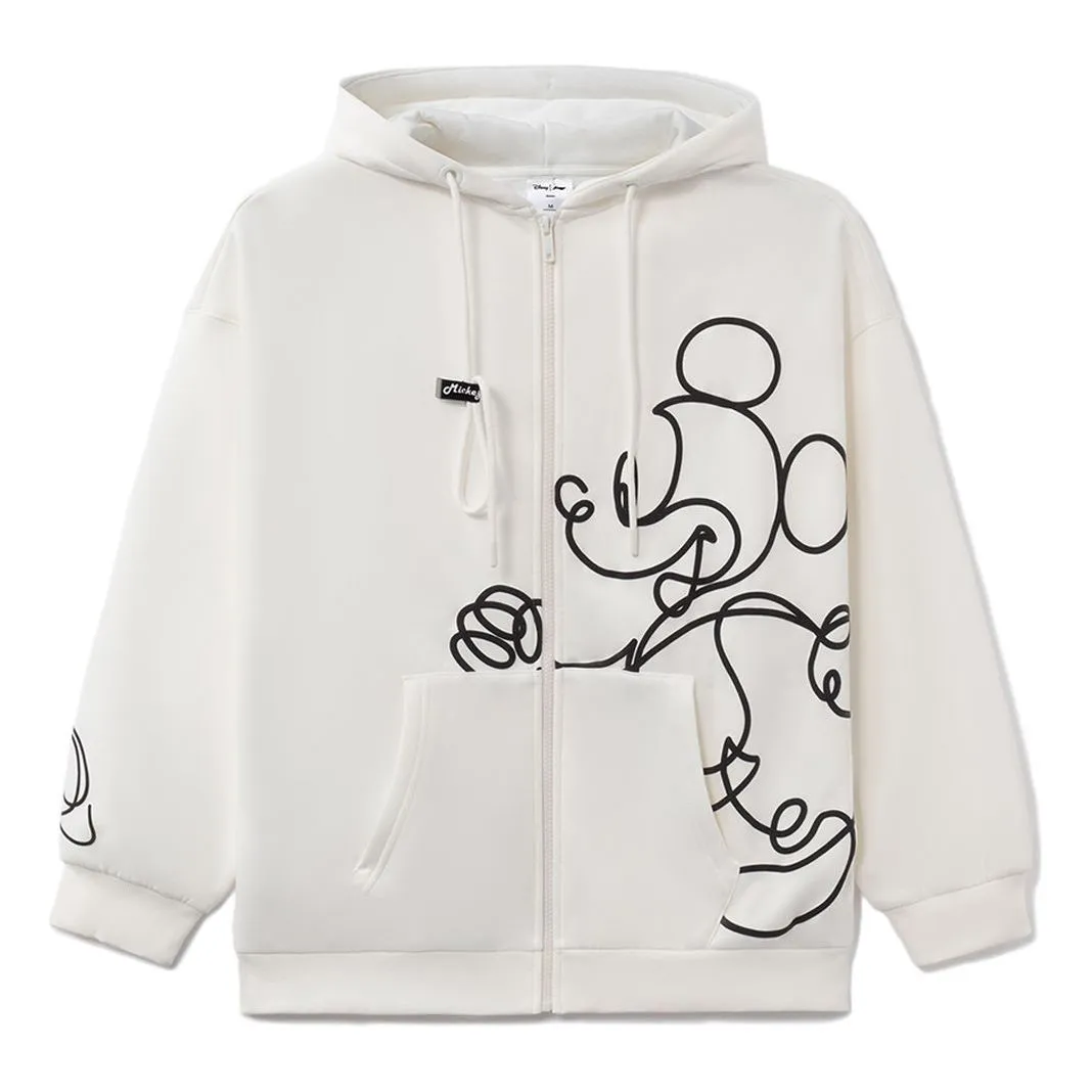 (WMNS) Li-Ning x Disney Graphic Hooded Jacket 'White' AWDRD58-5 sold by KicksCrew