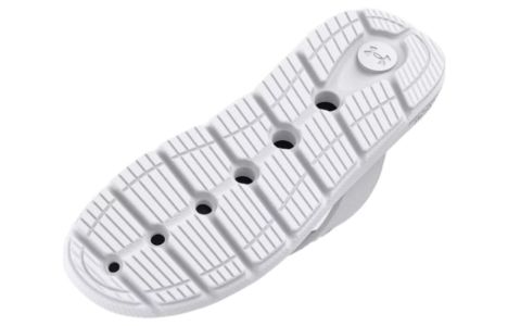 (WMNS) Under Armour Ignite Pro Marbella Sandal 'White Halo Grey' 3026030-100 sold by KicksCrew