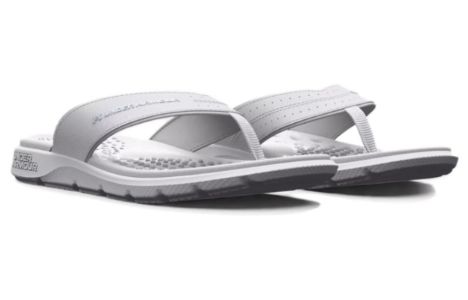 (WMNS) Under Armour Ignite Pro Marbella Sandal 'White Halo Grey' 3026030-100 sold by KicksCrew