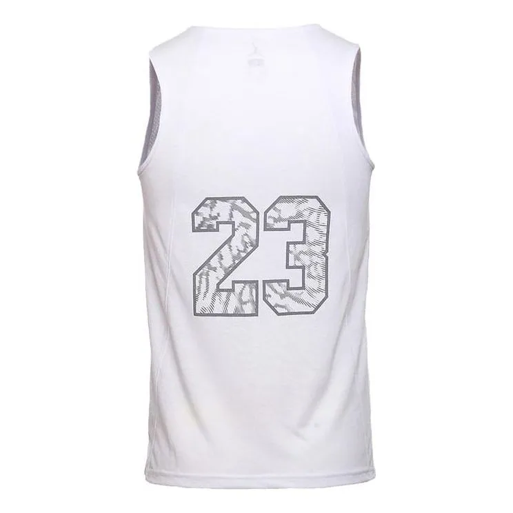 Air Jordan Rise Dri-FIT Basketball Tank 'White' 789481-100 sold by KicksCrew product image thumbnail 2