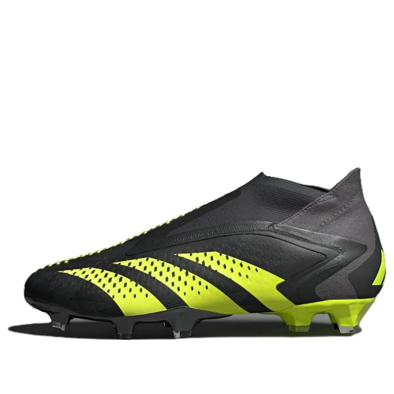adidas Predator Accuracy Injection Firm Ground Soccer Cleats 'Black Yellow' IG0769 sold by KicksCrew