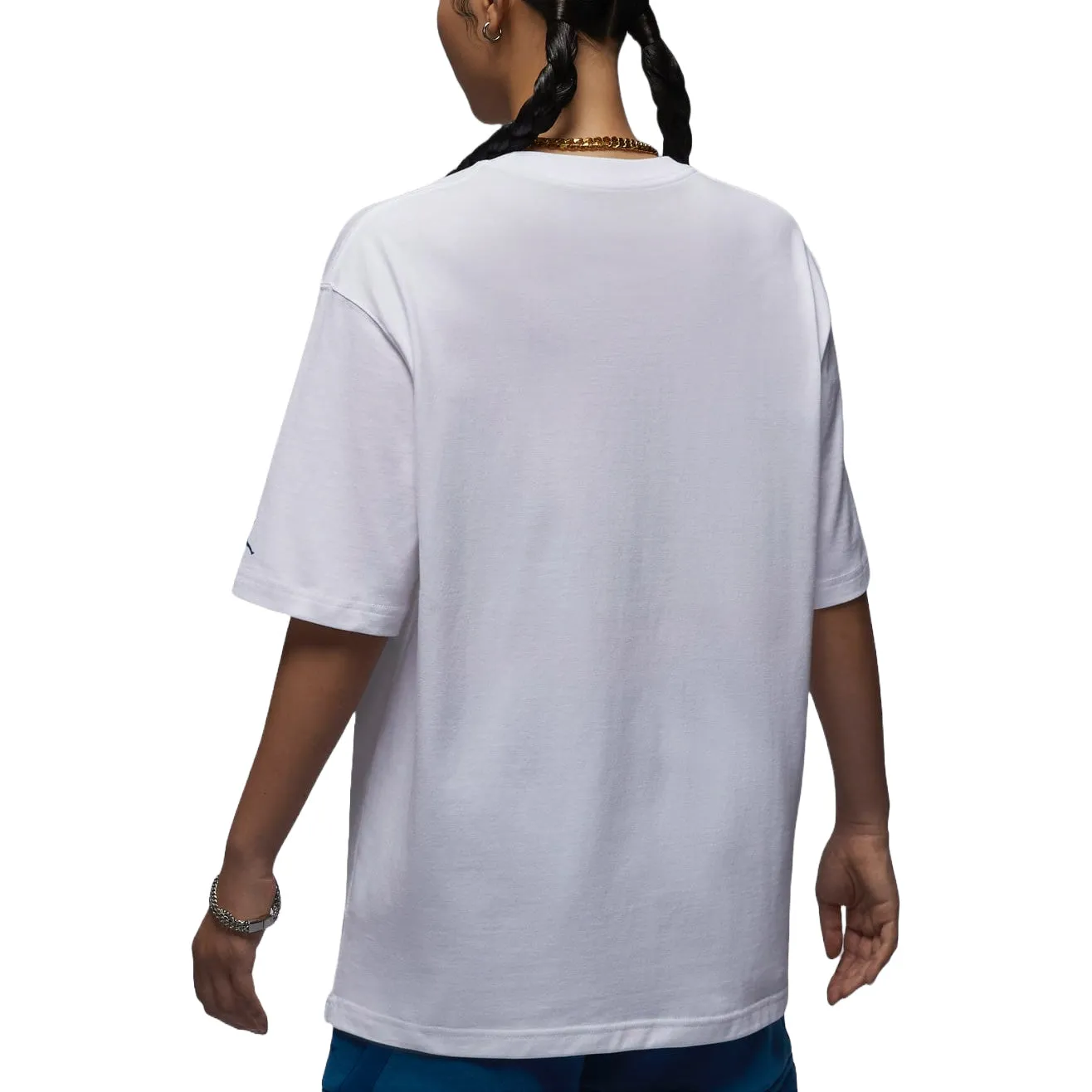 (WMNS) Air Jordan Graphic Oversized T-shirt Asia Sizing 'White' FN5709-100 sold by KicksCrew product image thumbnail 2