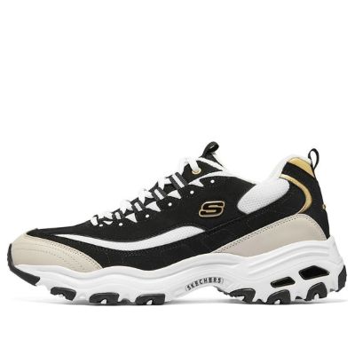 Skechers D'lites Sneakers 'Black Beige White' 894268-BKGD sold by KicksCrew