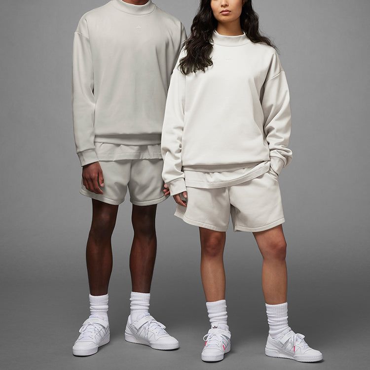 adidas Basketball Crew Sweatshirt 'Grey' IA3435 sold by KicksCrew product image thumbnail 3