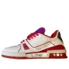 LOUIS VUITTON Trainer Upcycling Sneakers 'White Red Purple for Sydney' 1A9DA5 sold by KicksCrew