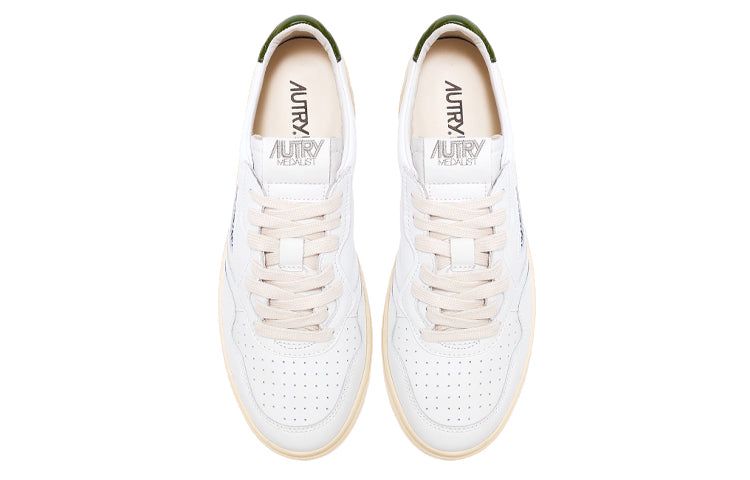 Autry Medalist Leather Low 'White Dark Green' AULM-LL47 sold by KicksCrew product image thumbnail 3