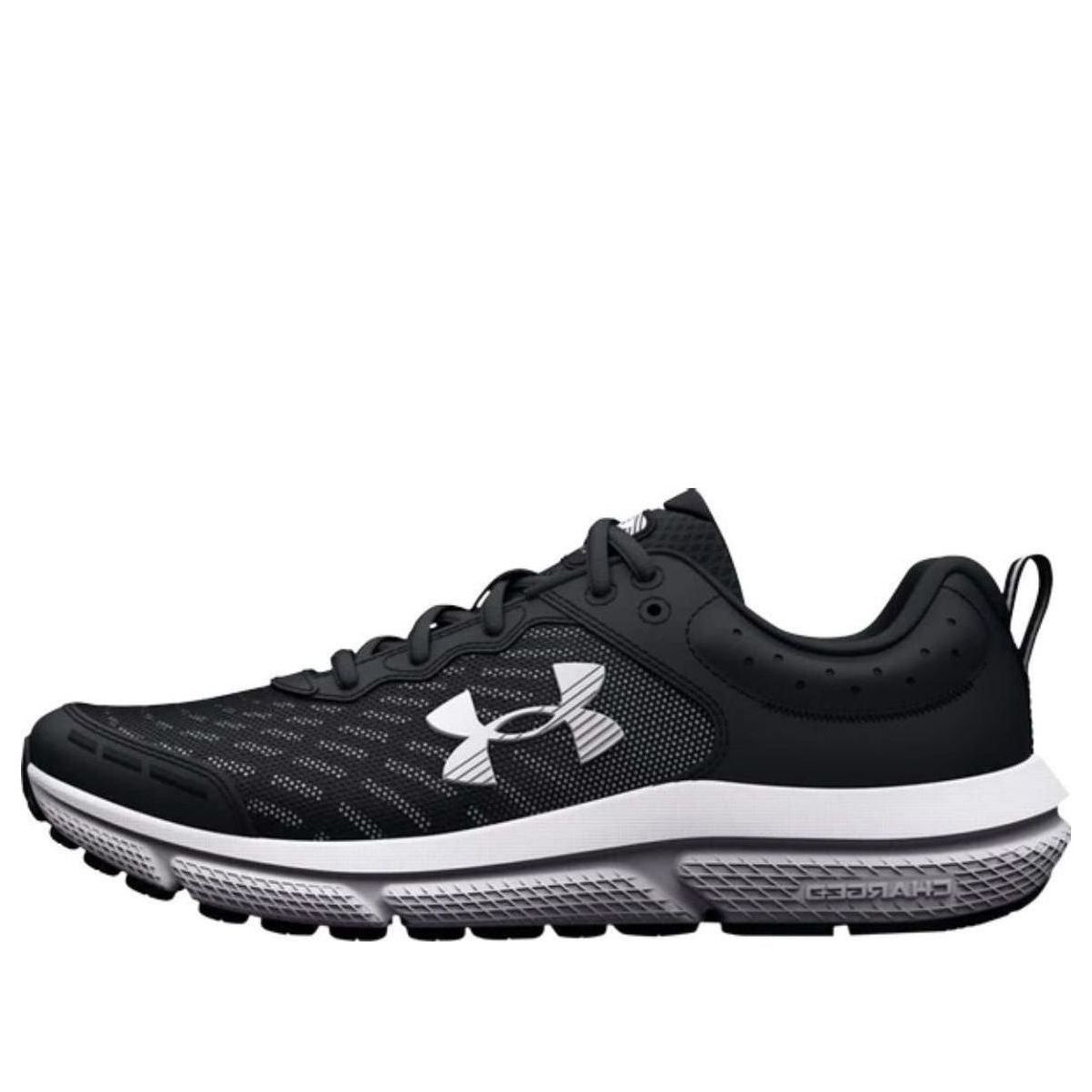 (GS) Under Armour Assert 10 AC Wide 'Black White' 3026185-001 sold by KicksCrew