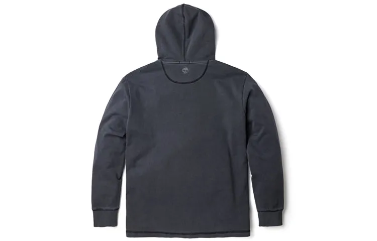 Timberland Mixed Media Garment Dye Hoodie 'Dark Grey' A6JWK-001 sold by KicksCrew product image thumbnail 2