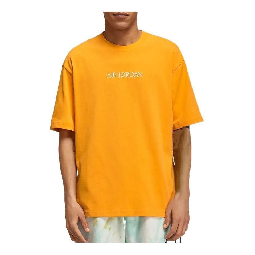 Air Jordan Logo T-Shirt 'Taxi' DO6098-705 sold by KicksCrew