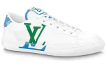 LOUIS VUITTON Charlie Sneakers 'White Blue Green' 1AA4BR sold by KicksCrew