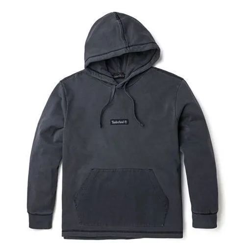 Timberland Mixed Media Garment Dye Hoodie 'Dark Grey' A6JWK-001 sold by KicksCrew