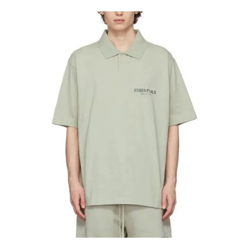 Fear of God Essentials FW21 SSENSE Polo Shirt 'Concrete' FOG-FW21-113 sold by KicksCrew
