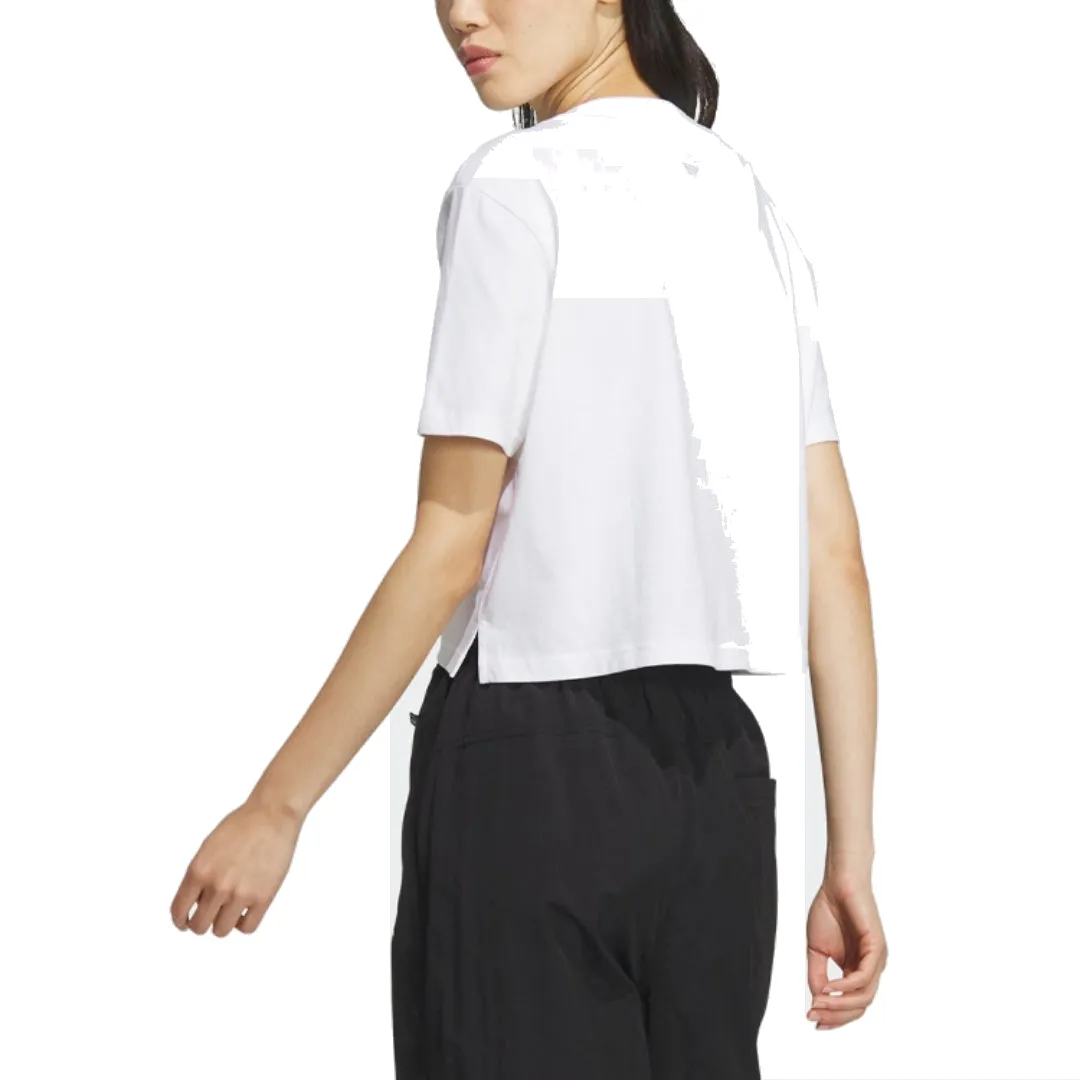 (WMNS) adidas Summer T-Shirt Asia Sizing 'White' IK8642 sold by KicksCrew product image thumbnail 2