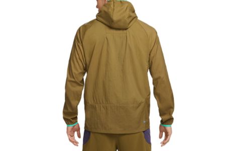 Nike Trail Aireez lightweight trail running jacket 'Olive Green' DX6884-368 sold by KicksCrew