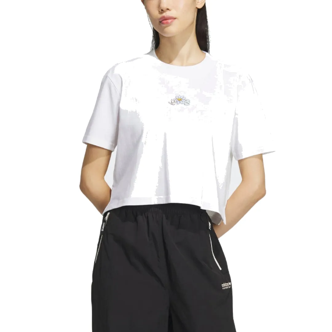 (WMNS) adidas Summer T-Shirt Asia Sizing 'White' IK8642 sold by KicksCrew product image thumbnail 3