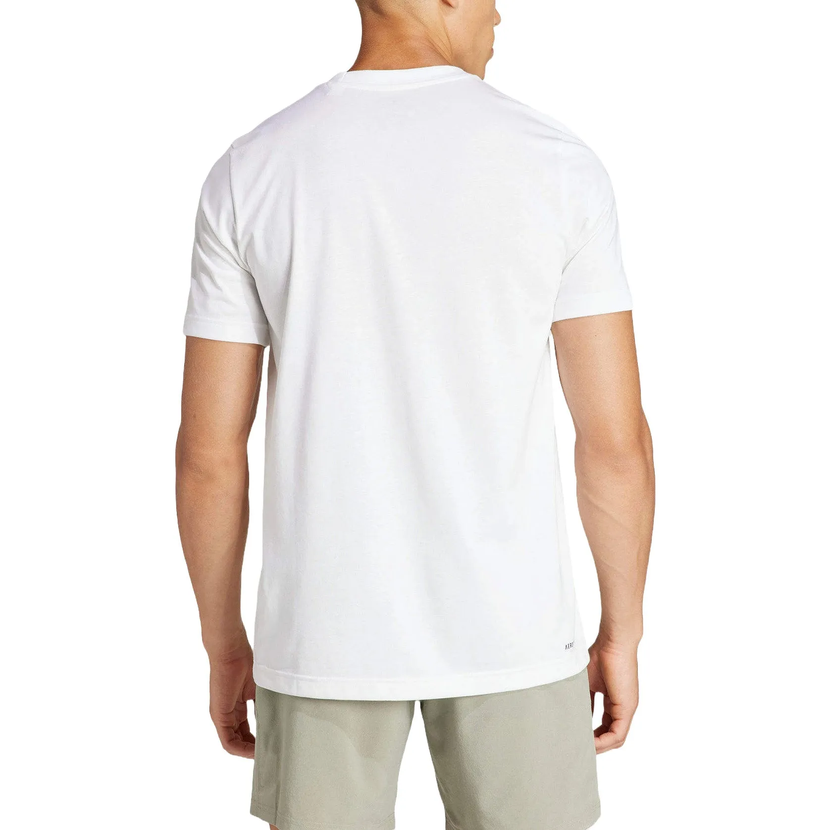 adidas Aeroready Logo Slam Graphic Tennis T-Shirt 'White' IS2418 sold by KicksCrew product image thumbnail 2