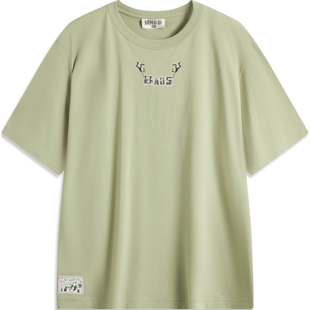 Li-Ning BadFive Graphic T-shirt 'Green' AHSU903-3 sold by KicksCrew