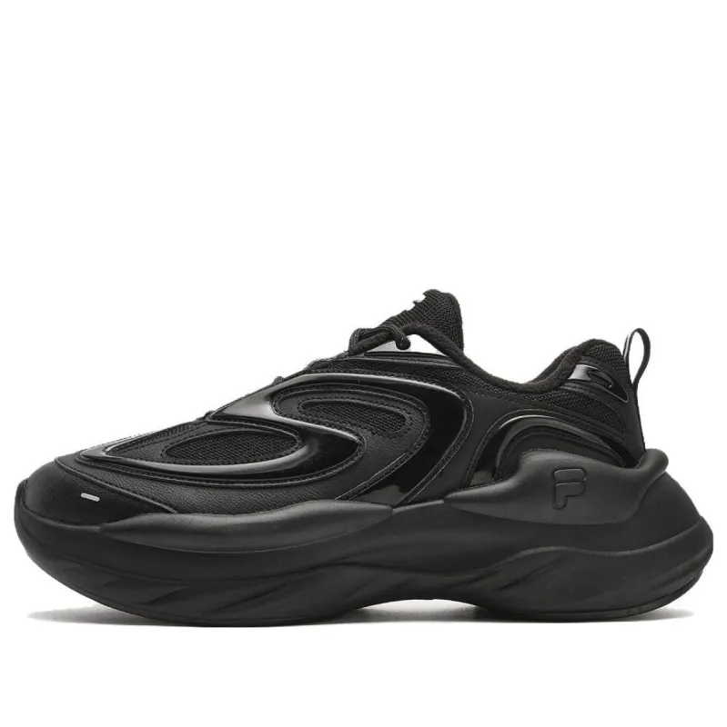 (WMNS) FILA FUSION Buzzard Fashion Sneakers 'Black ' T12W341117FBK sold by KicksCrew
