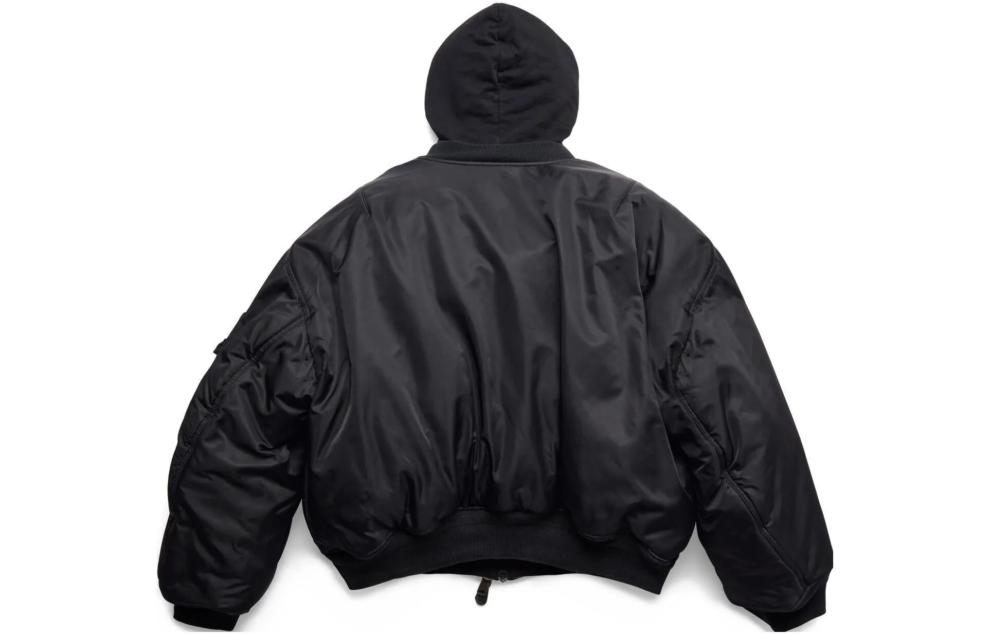 Balenciaga Paris All In Bomber Jacket 'Black' 746456TNO271000 sold by KicksCrew product image thumbnail 2