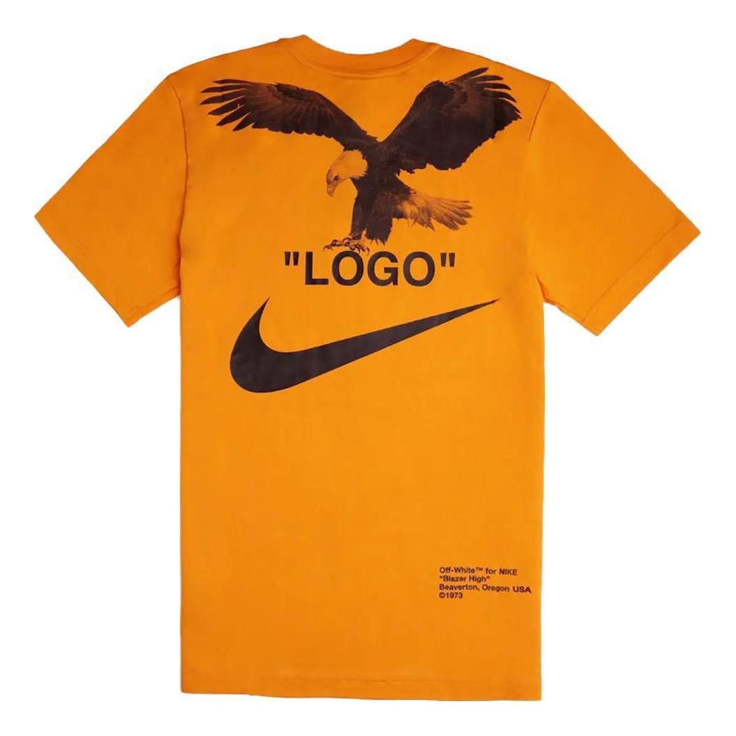 Nike x OFF-WHITE NRG A6 Tee 'Orange Peel' BQ0827-852 sold by KicksCrew