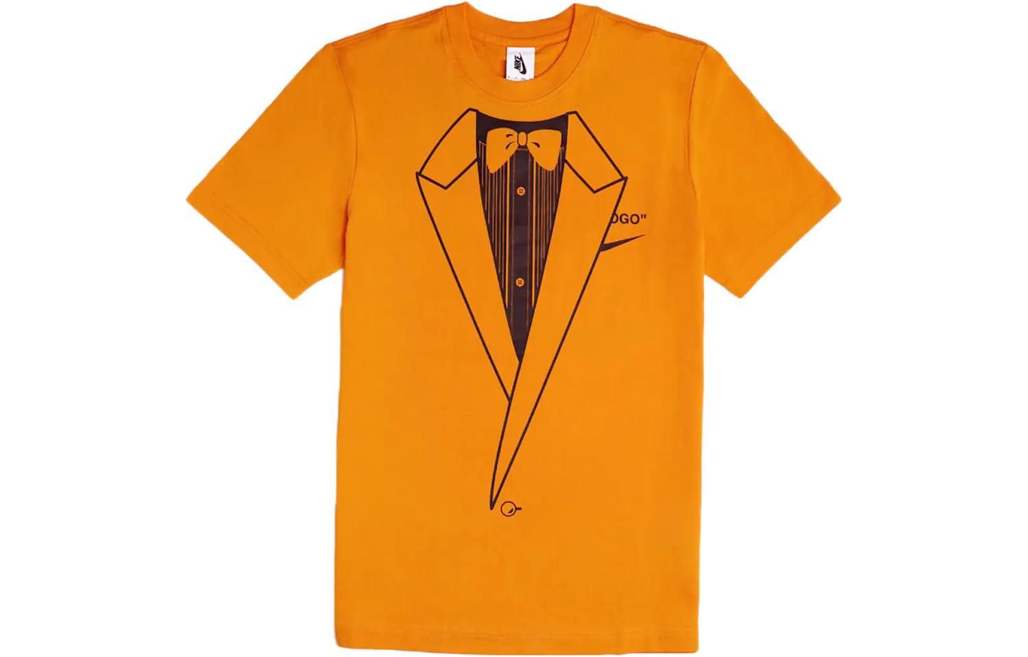 Nike x OFF-WHITE NRG A6 Tee 'Orange Peel' BQ0827-852 sold by KicksCrew product image thumbnail 2