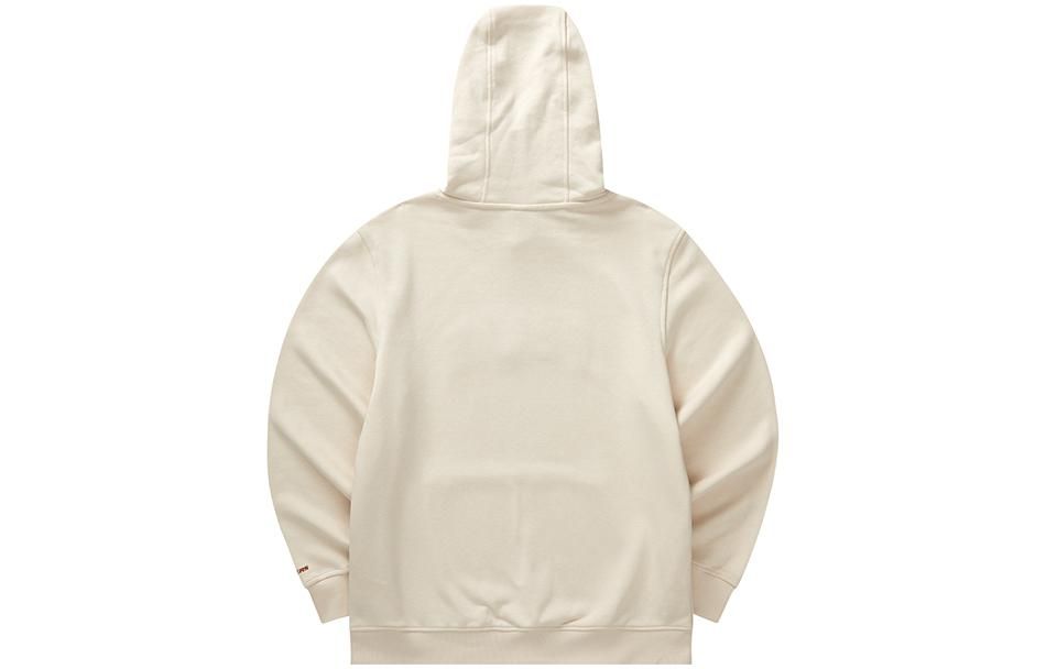 Skechers Letter Printed Long Sleeve Hoodie 'Beige Red' L422M027-029Y sold by KicksCrew product image thumbnail 2