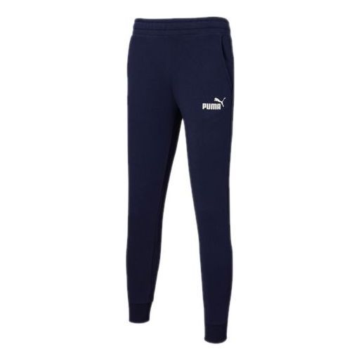 Puma Essential Logo Pants 'Navy' 851753-06 sold by KicksCrew