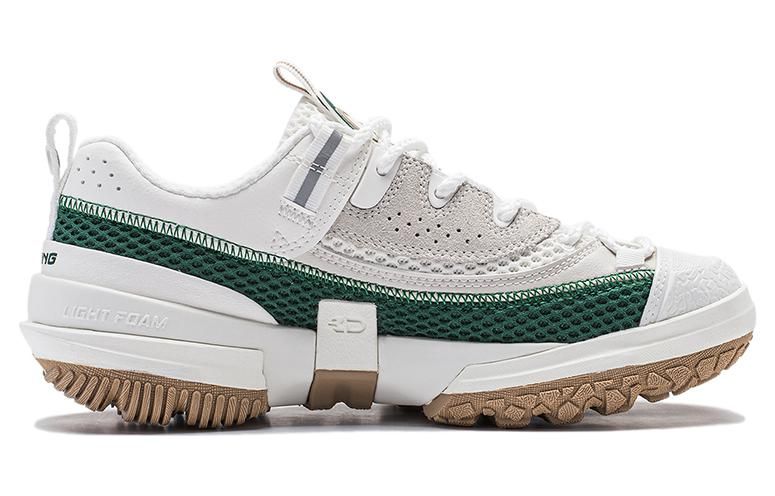 (WMNS) Li-Ning CF Linchuan Lite 'White Green Gum' AGLT164-1 sold by KicksCrew product image thumbnail 3
