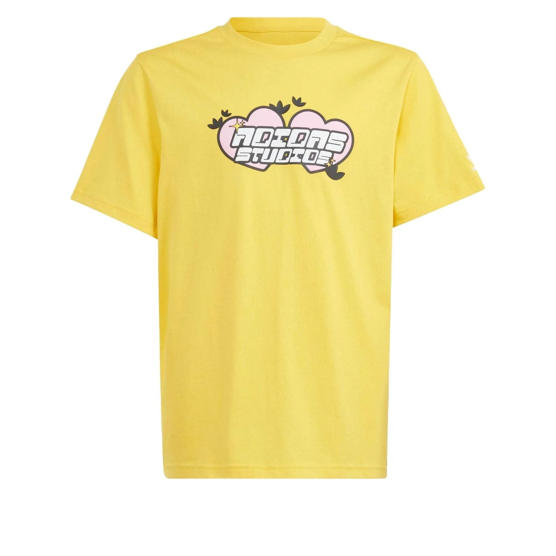 (GS) adidas Graphic T-shirt 'Yellow' IR9777 sold by KicksCrew