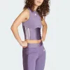(WMNS) adidas Hyperglam Shine Crop Tank Top 'Pueple' IN6822 sold by KicksCrew