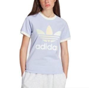 (WMNS) adidas Originals Gradient Cali T-Shirt 'Purple White' IT9822 sold by KicksCrew