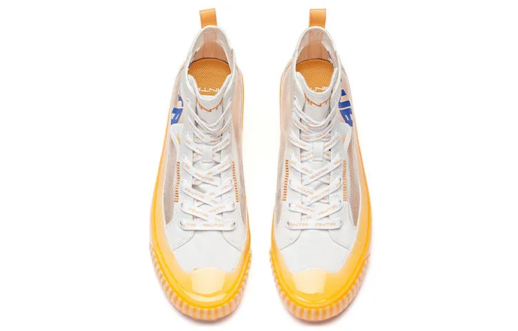 ANTA Canvas High 'White Yellow Blue' 112028656-4 sold by KicksCrew product image thumbnail 4