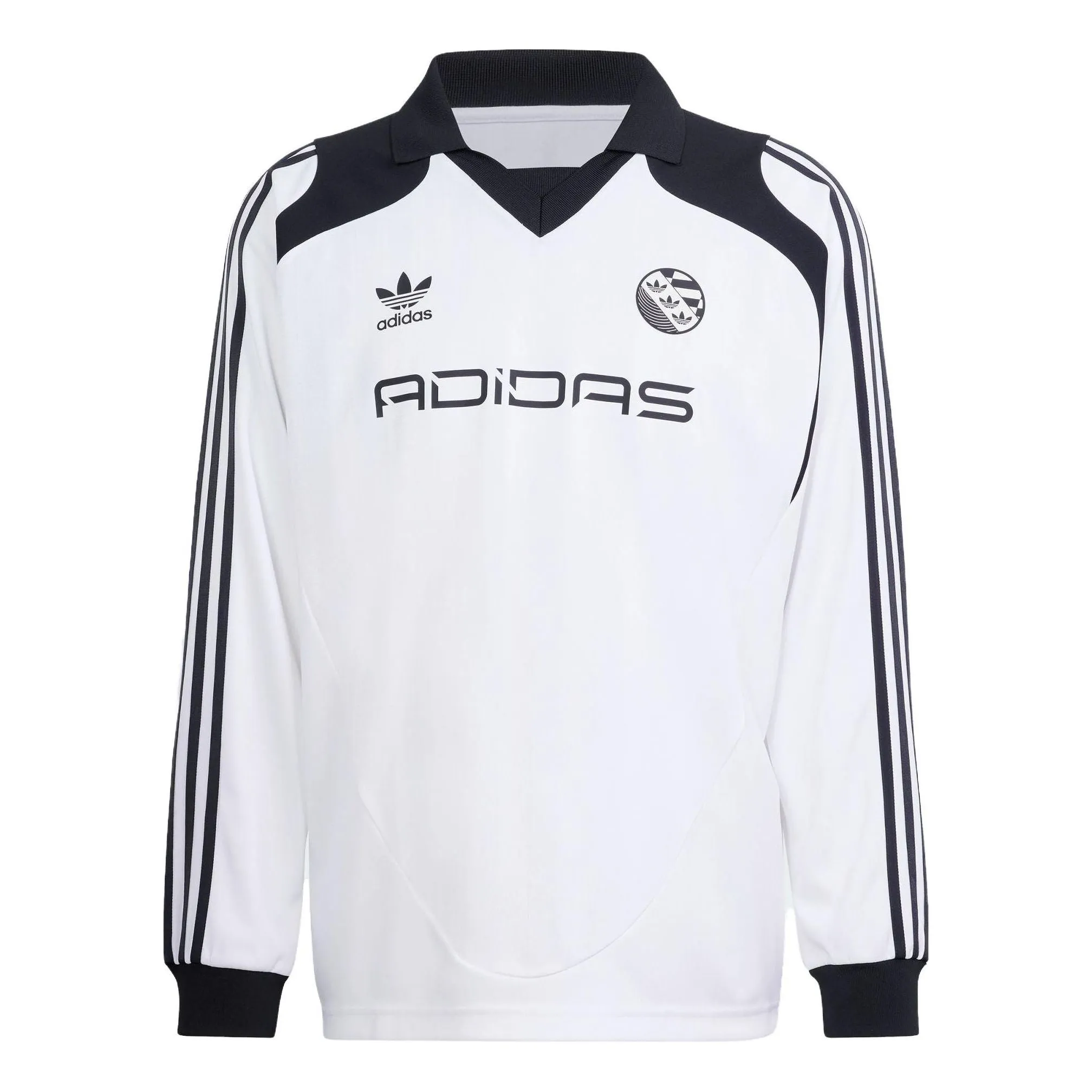 adidas Adilenium Oversized Long Sleeve Jersey 'White' IW3643 sold by KicksCrew