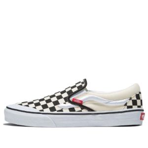 Vans Classic Slip-On 138 Sidestripe 'Black Checkerboard' VN000BW3BKC sold by KicksCrew