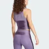 (WMNS) adidas Hyperglam Shine Crop Tank Top 'Pueple' IN6822 sold by KicksCrew