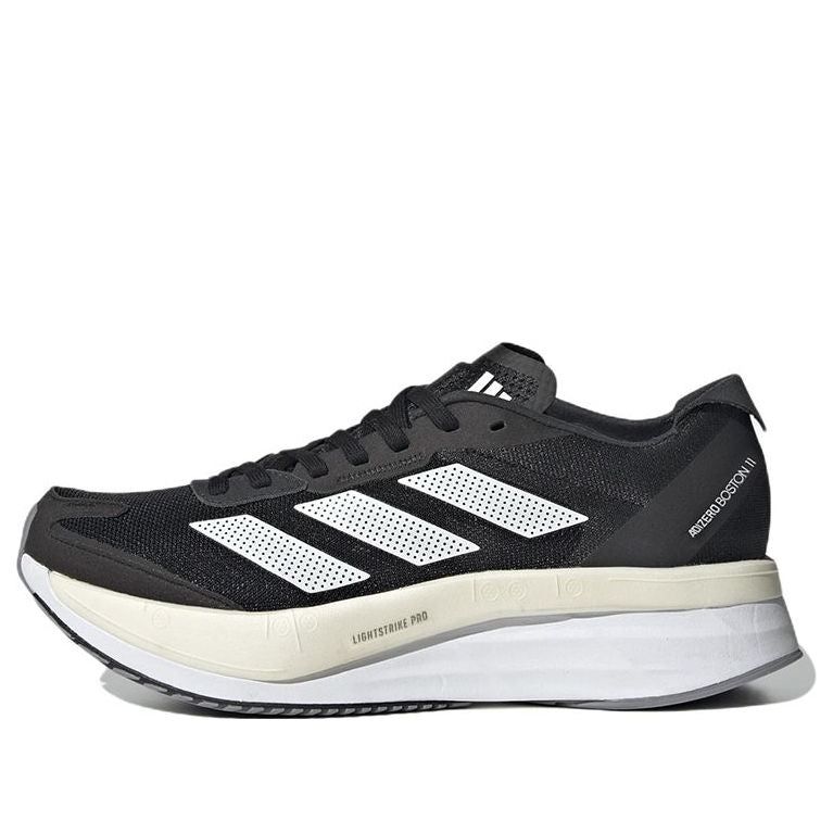 (WMNS) adidas Adizero Boston 11 'Black White' GX6657 sold by KicksCrew