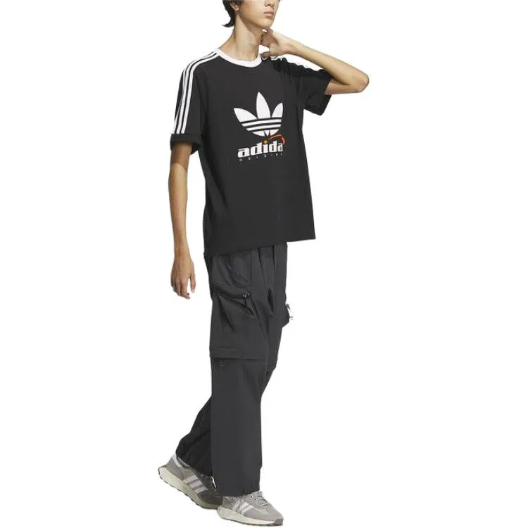 adidas Trefoil Logo Play Soccer Graphic T-shirt 'Black White' IW6309 sold by KicksCrew product image thumbnail 4