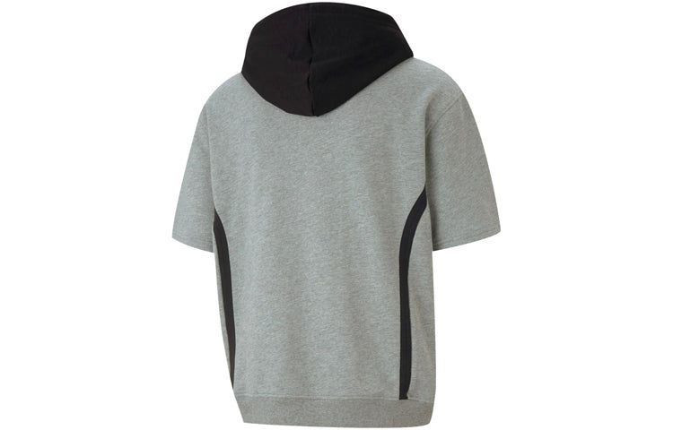 Puma Franchise Short Sleeve Hoodie 'Grey' 530507-03 sold by KicksCrew product image thumbnail 2