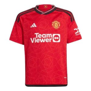 (GS) adidas Manchester United 23/24 Home Jersey 'Red' IP1736 sold by KicksCrew