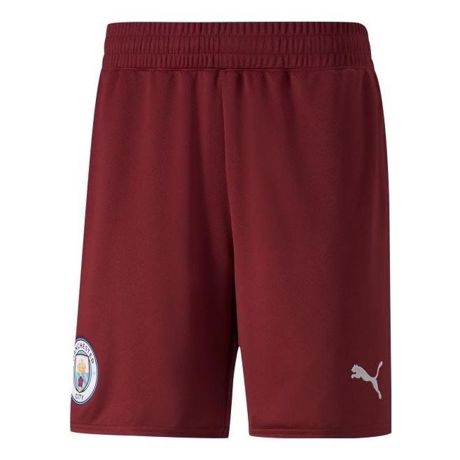 Puma MCFC CNY Logo Shorts 'Red' 765752-05 sold by KicksCrew