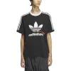 adidas Trefoil Logo Play Soccer Graphic T-shirt 'Black White' IW6309 sold by KicksCrew