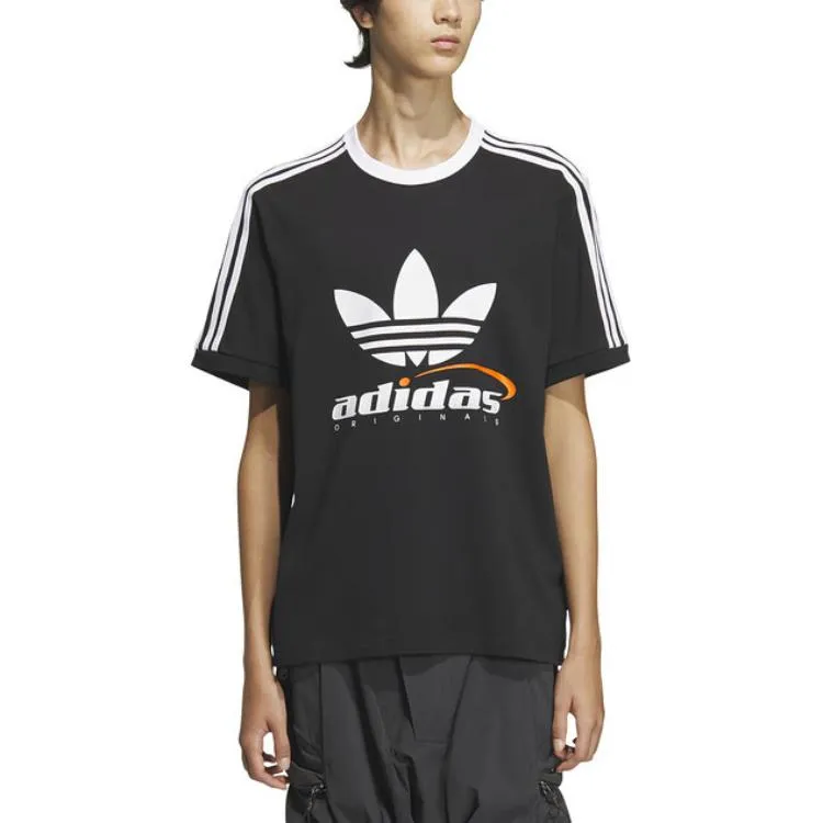 adidas Trefoil Logo Play Soccer Graphic T-shirt 'Black White' IW6309 sold by KicksCrew product image thumbnail 2