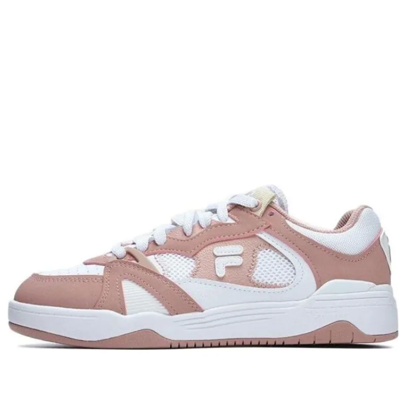 (WMNS) FILA FUSION Smash Basketball Sneakers 'Pink White' T12W323201FWM sold by KicksCrew