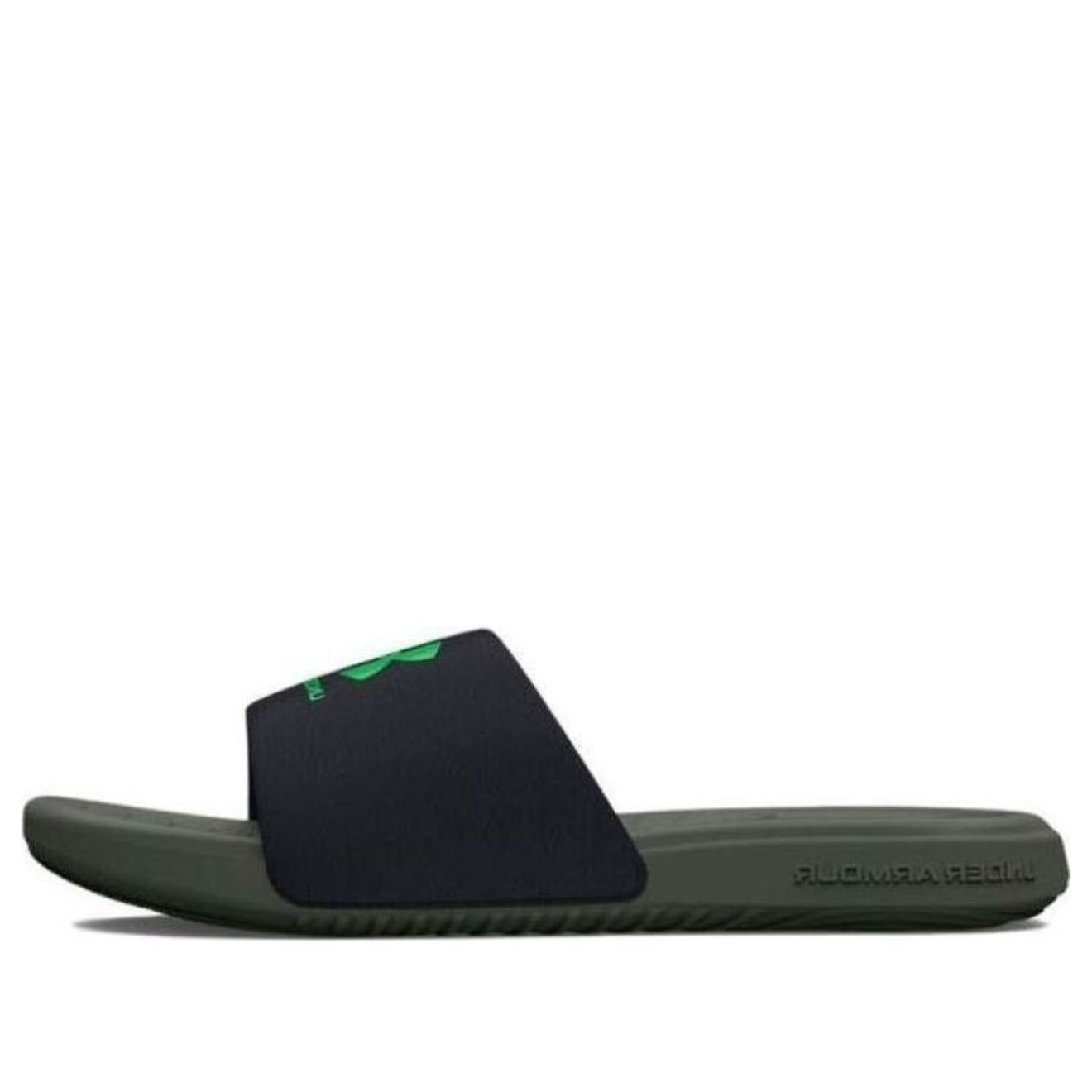 Under Armour Ansa Fixed Slides 'Black' 3023761-008 sold by KicksCrew