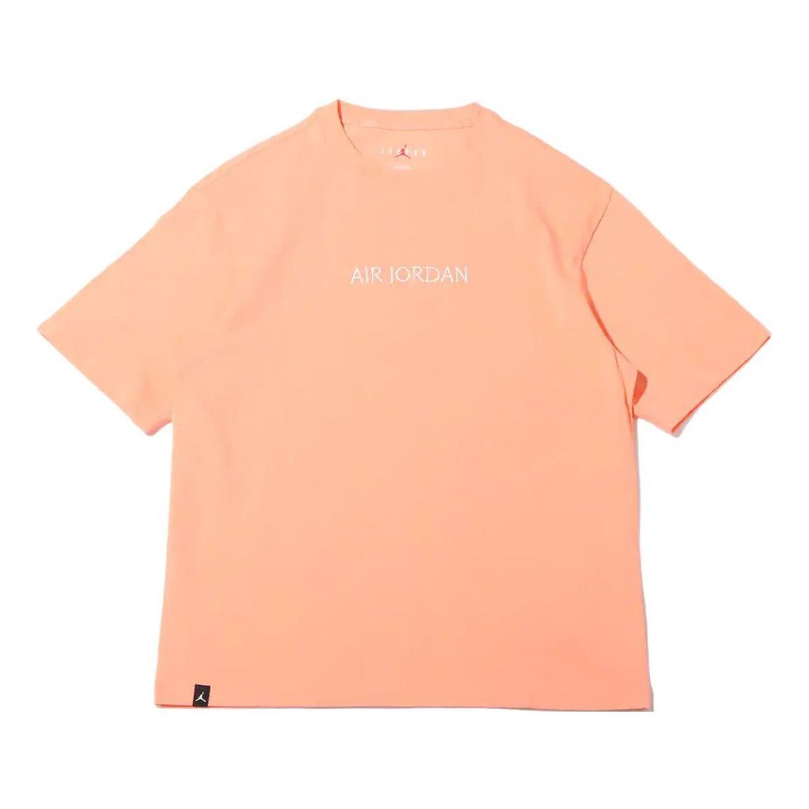 Air Jordan Logo Tee Aisa Sizing 'Crimson Bliss' DO6100-693 sold by KicksCrew